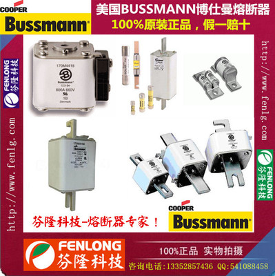 美國BUSSMANN熔斷器170M3170螺栓方管快速熔斷器